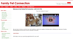 Desktop Screenshot of familypetconnection.com